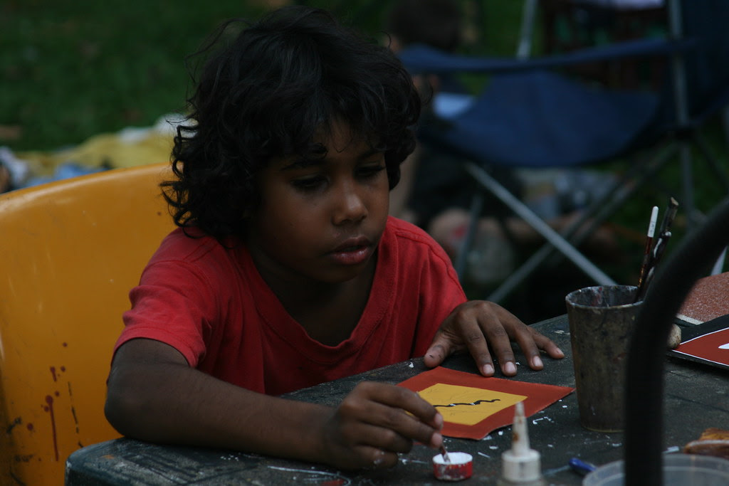 Indigenous artist Mindil Beach