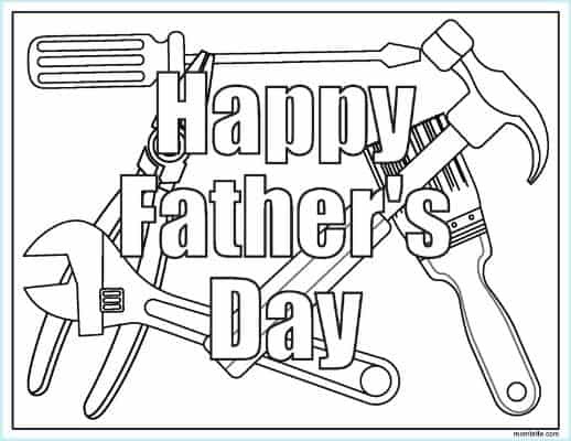 Fathers Day Coloring Page - 35 Fathers Day Coloring Pages Print And