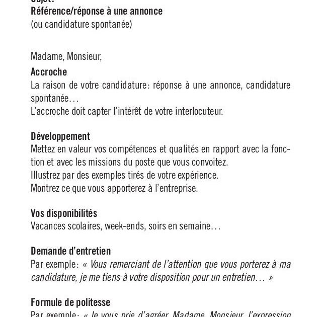 Exemple De Demande De Stage De Vacance  Delnancz