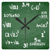 Maths Clock for Mathematics Lovers