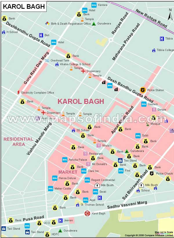 Karol Bagh New Delhi india map,,,karl bagh map