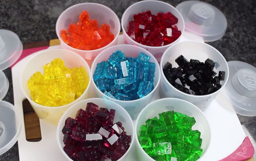 желейные конфеты LEGO