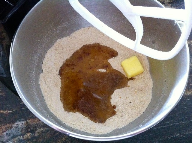 Browned Butter Added to Dry Ingredients