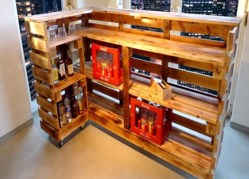 Bar Bauen Aus Paletten / 70 Ideen für Möbel aus Paletten