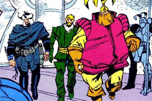 'My friends, stand back until I have tasted the all-you-can-eat buffet to ascertain it is not befouled with Loki's poison.'