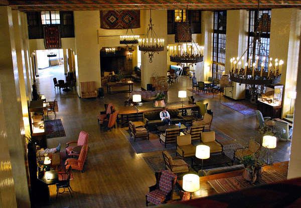 The Great Lounge of the Ahwahnee Hotel