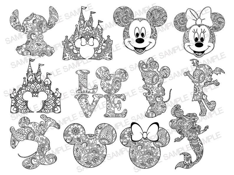 Disney Stitch Mandala Svg - 221+ SVG Cut File