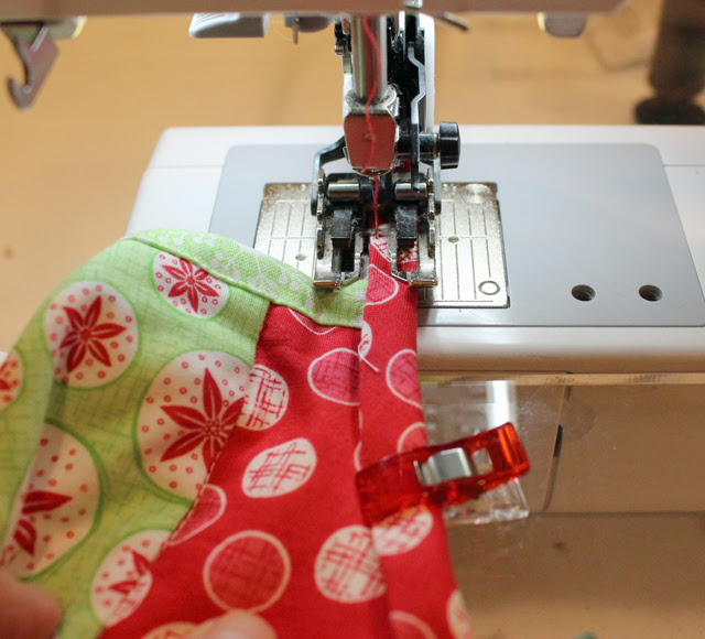 bias binding stitching ties