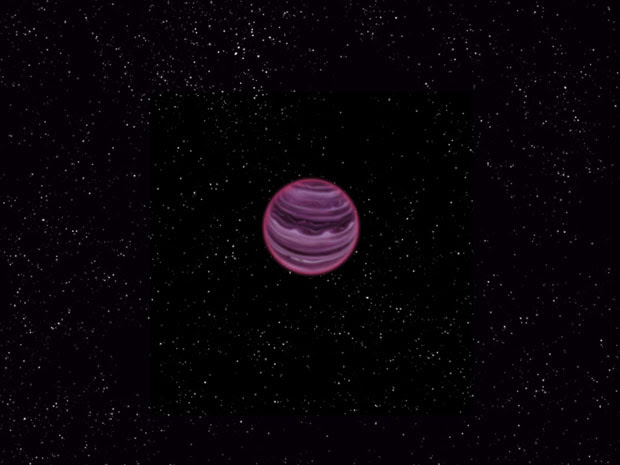Representação gráfica de como pode ser o planeta que perambula pelo espaço