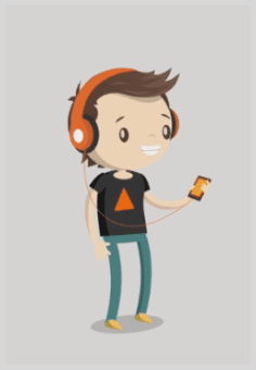 Gigtown explainer video image of person