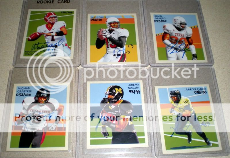 2009 Philadelphia Chicle Auto Rookies 76-82