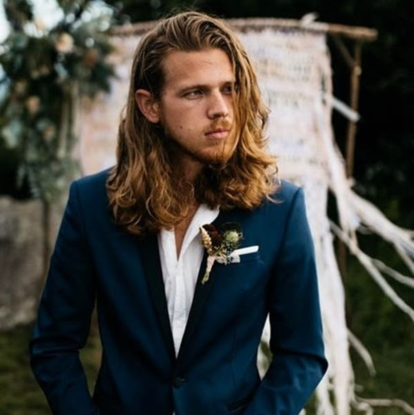 Mens Long Hair Styles Wedding The Best Undercut Ponytail