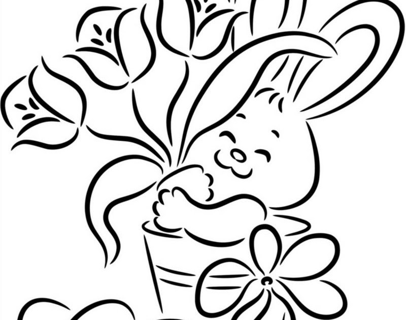 Kostenlose Ausmalbilder Osterhase Vorlage Zum Ausdrucken