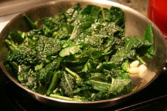 kale cooking