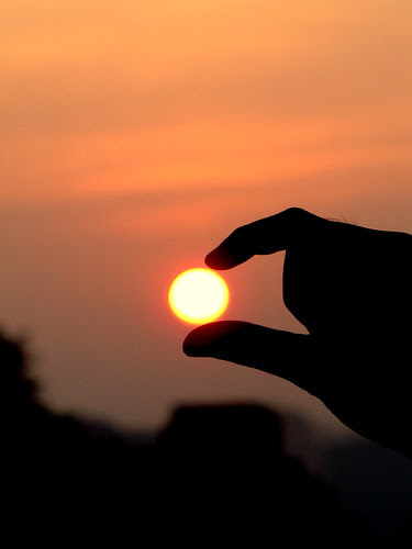 Holding the sun