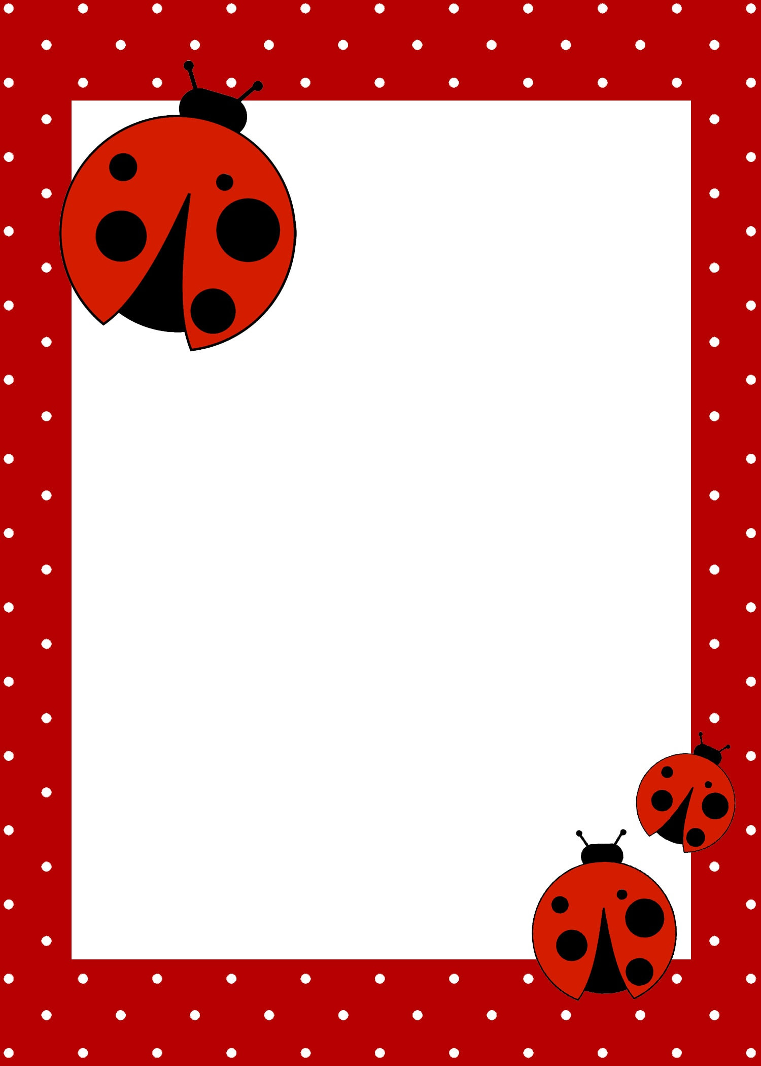 40th Birthday Ideas Free Ladybug Birthday Party Invitation Templates