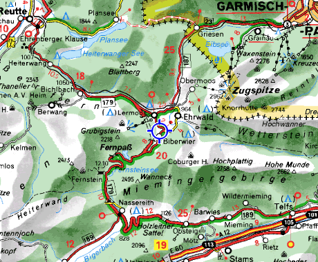 Fernpass Karte | Karte