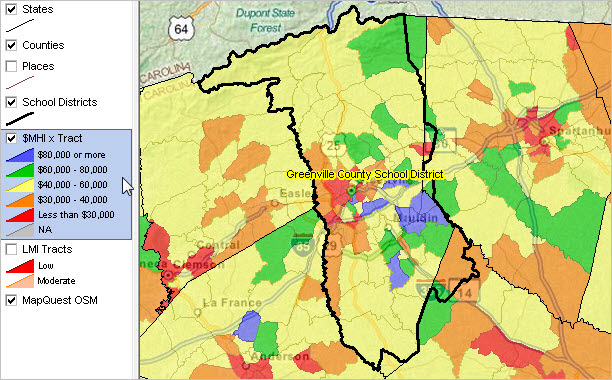 South Carolina School District Map Maping Resources