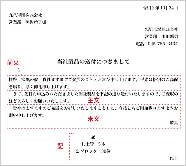 PE71 ビジネス お客様 手紙 例文