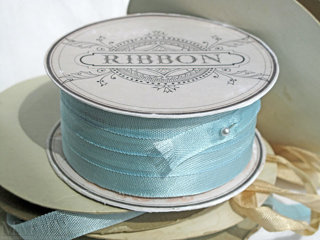 ribbon spool box with secret compartment
