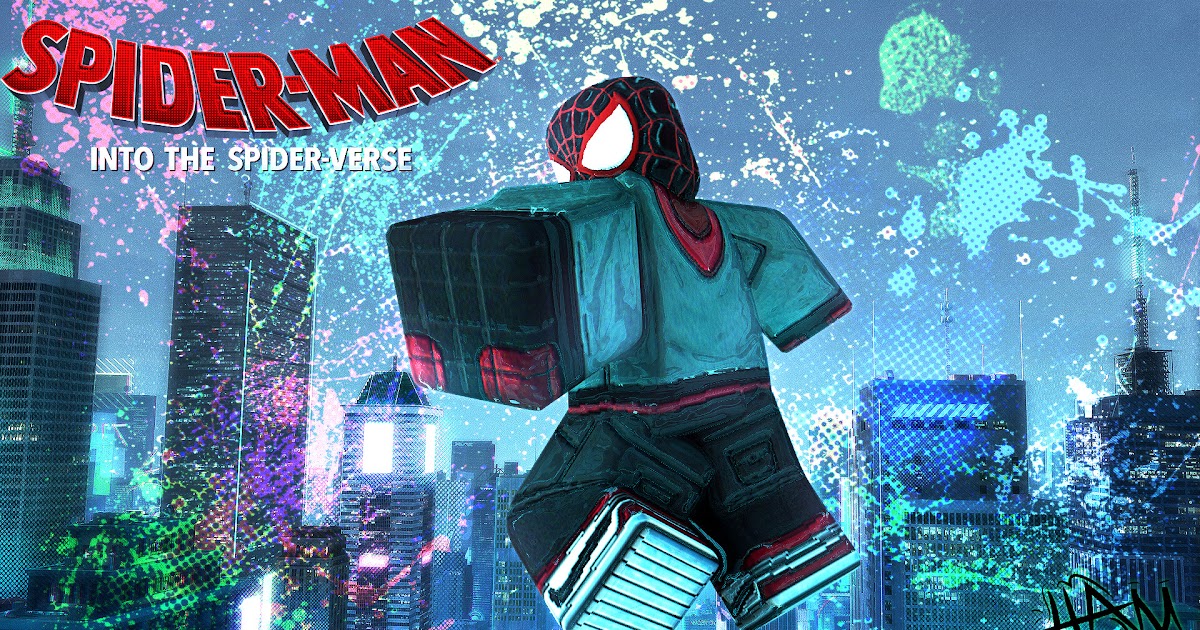 spider miles roblox morales spiderman far mask update games