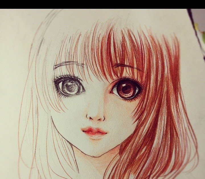 Anime Drawings With Color Pencils : Analogous colors are another common