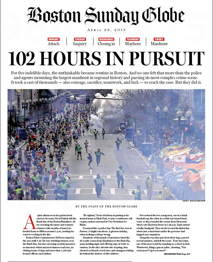 The Boston Globe: 102 Hours in Pursuit