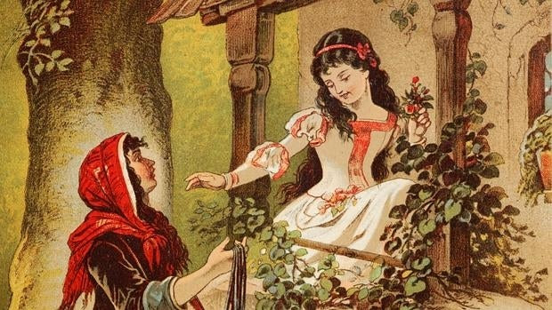Ilustración de Carl Offterdinger sobre el popular cuento de los hermanos Grimm
