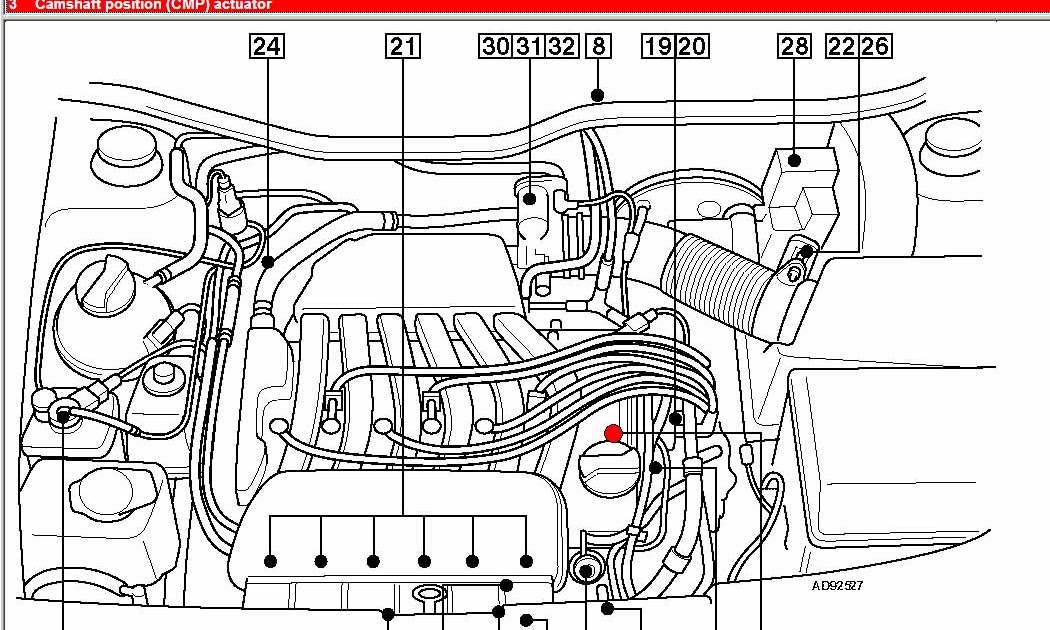 1999 Jetta 2 0 Engine Diagram Where Is The Pcv Valve On The 2 0 L