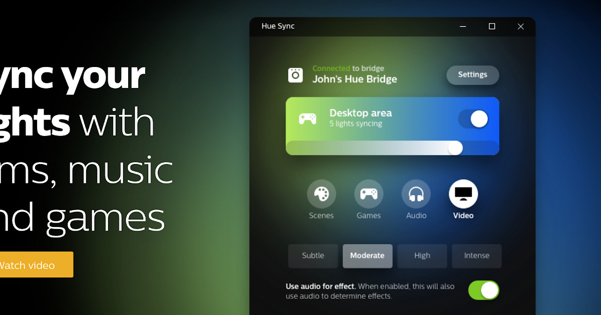 Live audio visualizer
