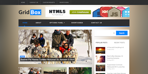 gridbox wordpress theme