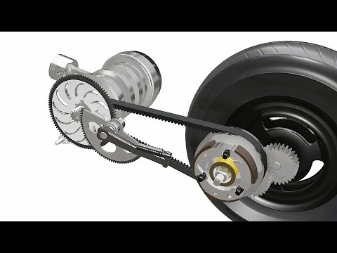 Scooter Transmission how it works | ind-eng-design