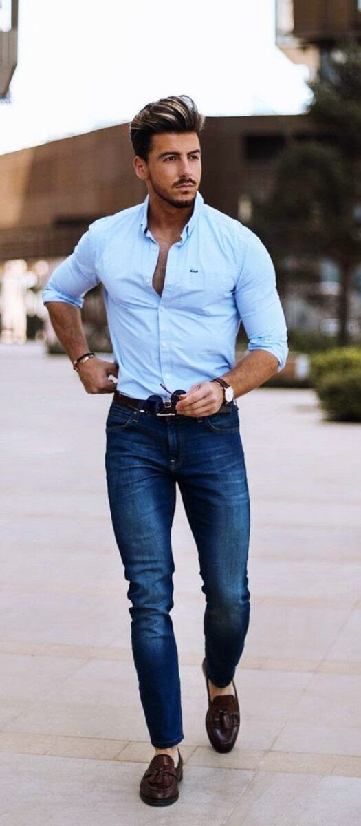 Dress Shirt Tucked In - 40 Best Tucked In Shirt Outfits For Men - Macho ...