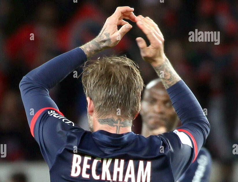 Beckham Psg Last Match  David Beckham S Emotional Goodbye In The 81st