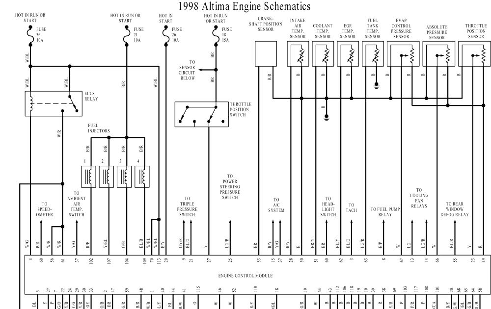 98 Nissan Altima Engine Wiring Diagram
