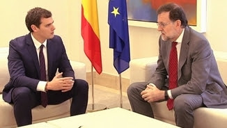Rivera i Rajoy ja es van reunir en el marc dels contactes postelectorals a La Moncloa