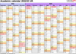 Cmu Academic Calendar 2022-2023 - Calendar with holidays