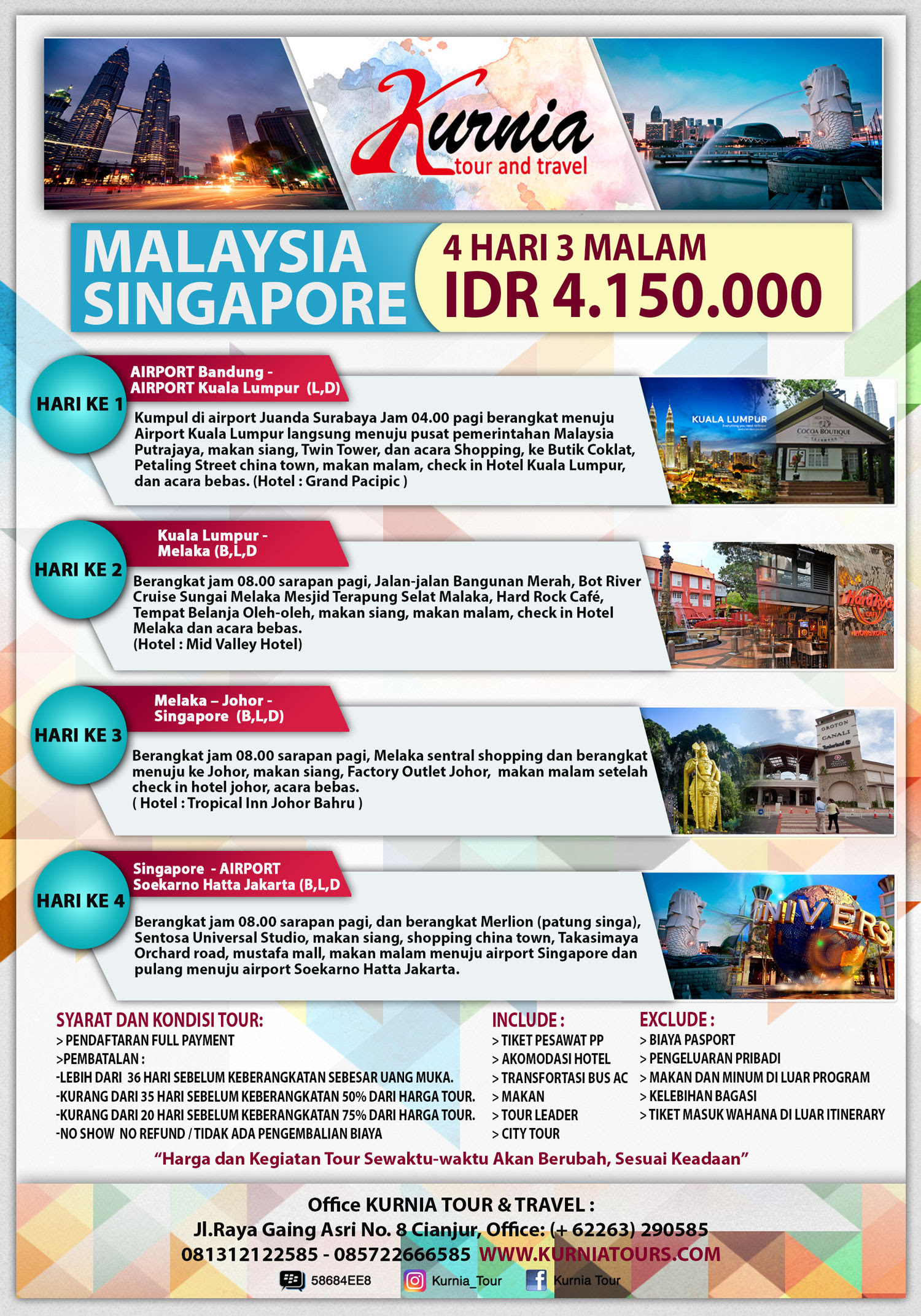 paket tour malaysia