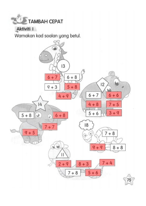 Jawapan Buku Aktiviti Matematik Tahun 2 Jilid 1