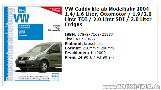 Schaltplan Vw Caddy 3