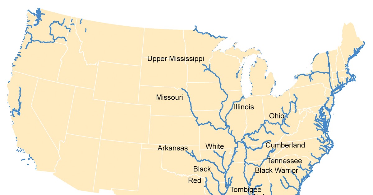Us Canal System Map