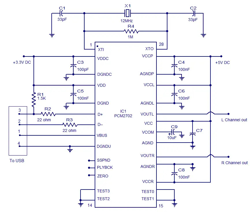 Usb Mp3 Player Circuit Diagram Pdf