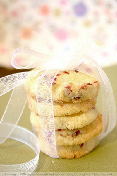 Lemon and Craisin Cookies