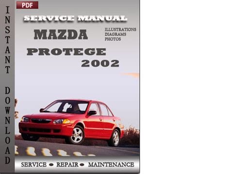 Download Link 2002 mazda protege factory service repair manual download