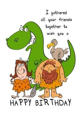Friends Gathered Together Free Birthday Card Greetings Friends Gathered Together Free Birthday Card Greetings