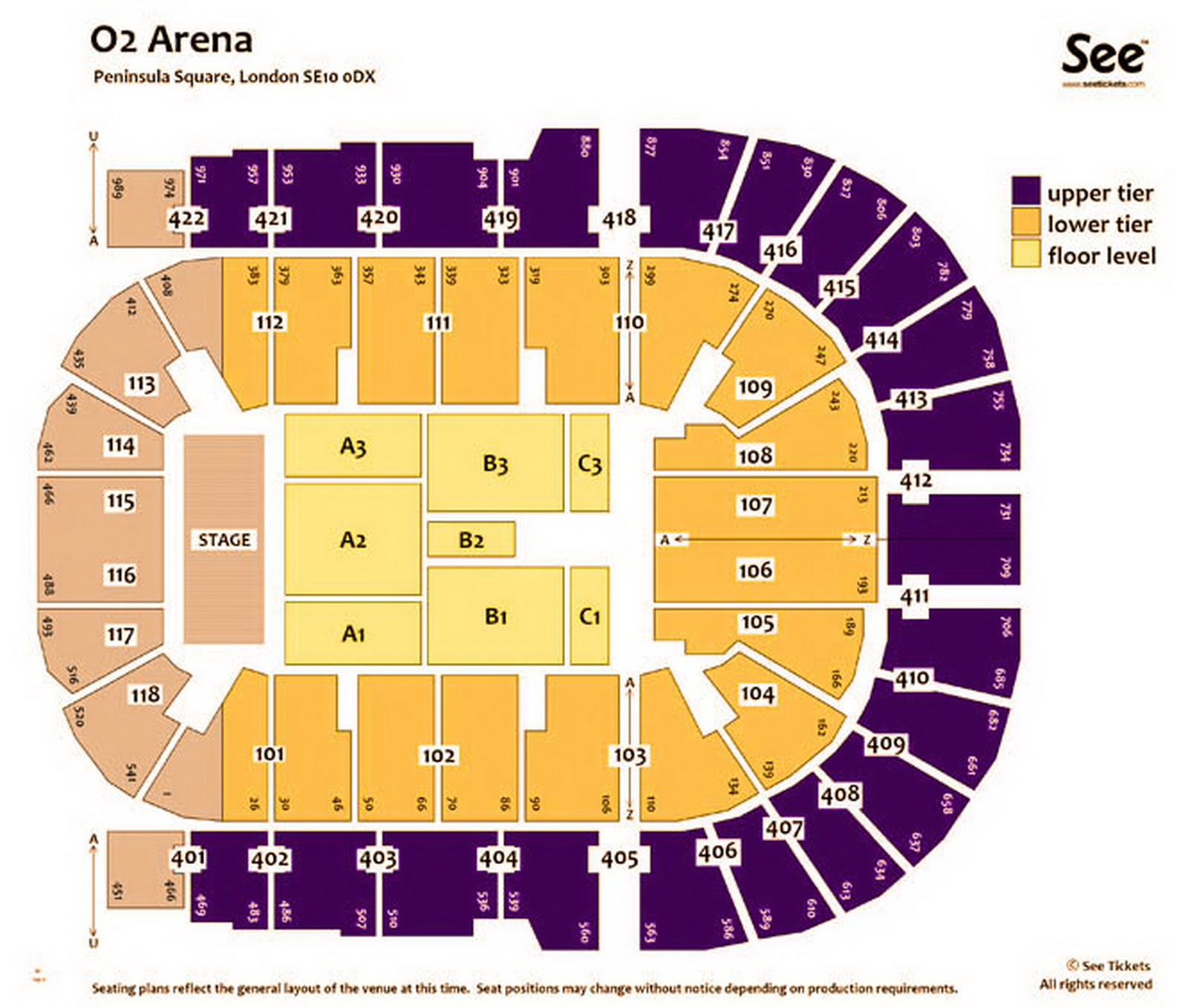 O2 Arena Mapa | MAPA