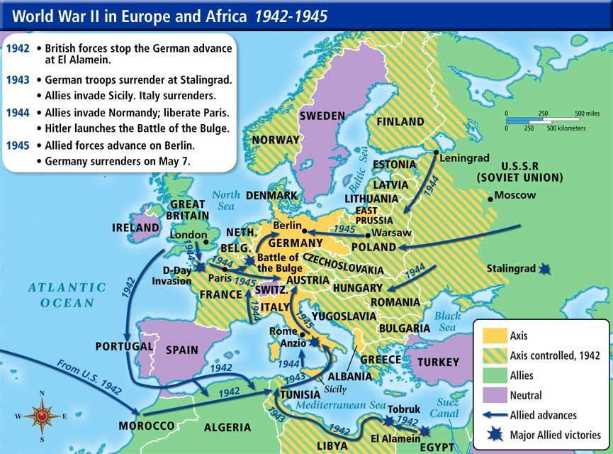 Wwii North Africa Maps : North Africa 1942 | 51st Highland Division