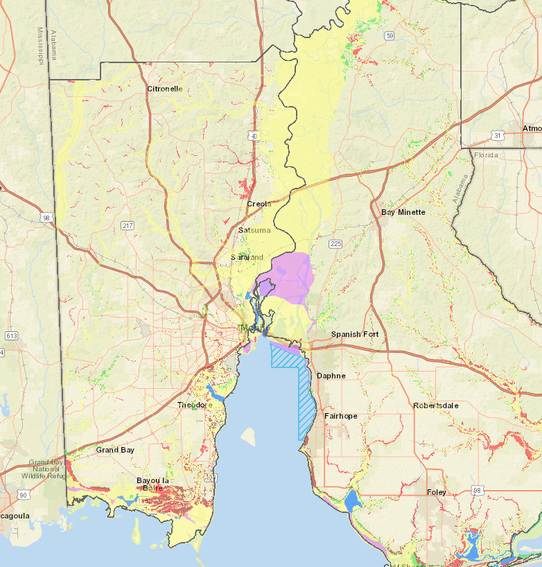 Map Of Mobile Alabama Time Zones Map World