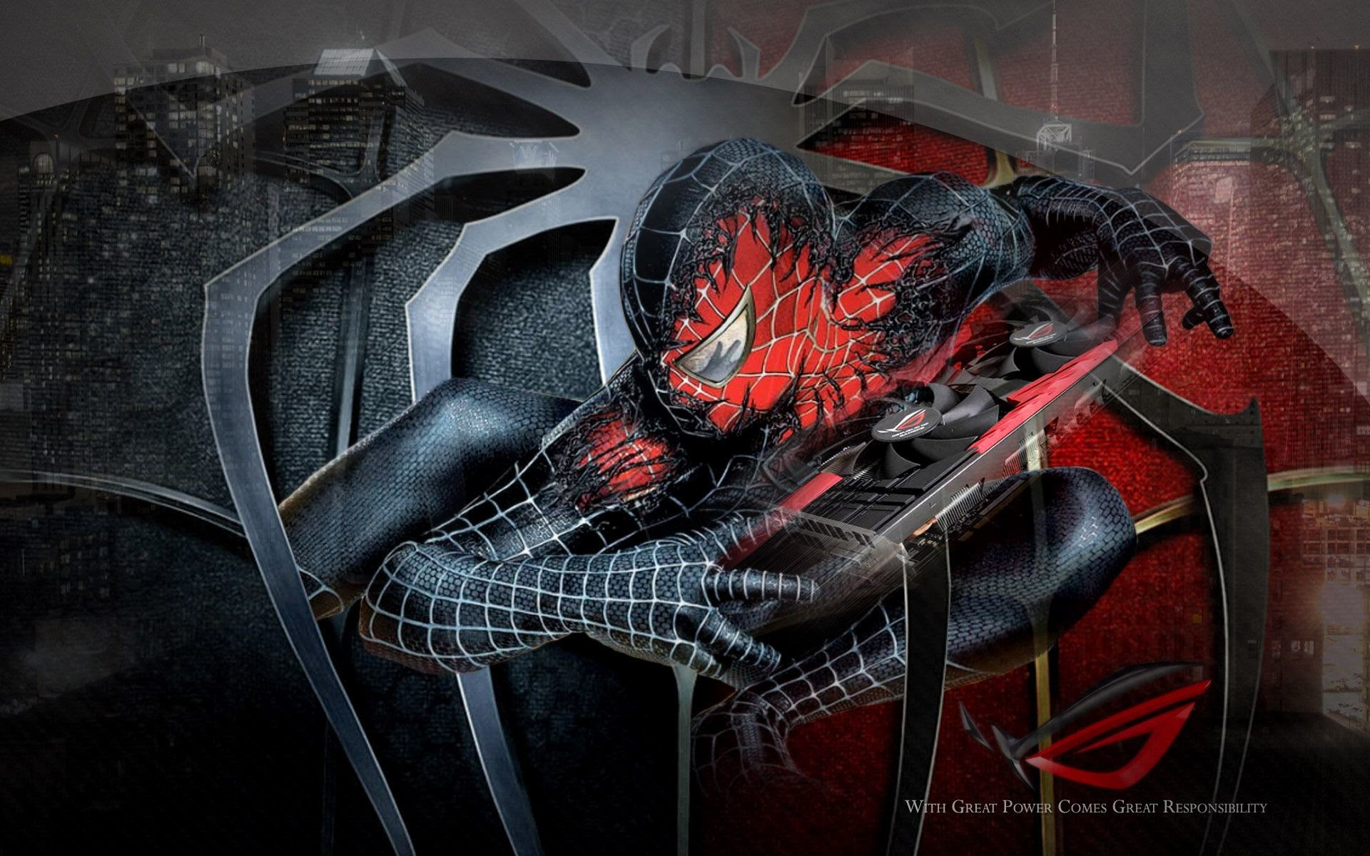 Gambar Logo Spiderman Keren - Gambar Hitam HD