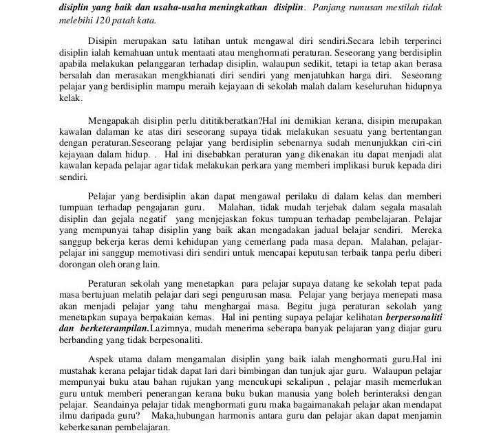 Contoh Soalan Karangan Rencana - Selangor b